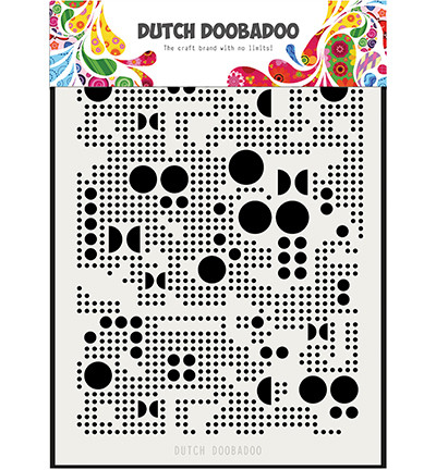 Dutch Doobadoo - Mylar Various Dots, A5, Sapluuna
