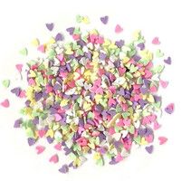 Buttons Galore - Sprinkletz Embellishments, 12g, Deco Hearts