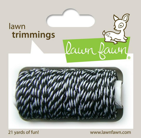 Lawn Fawn - Lawn Trimmings, Black Tie