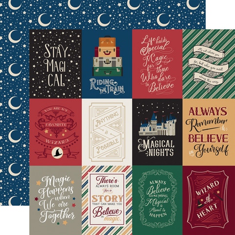 Echo Park - Witches and Wizards Double-Sided Cardstock 12