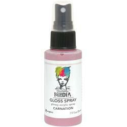 Dina Wakley - Media Gloss Spray, Carnation, 56ml