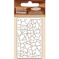 Stamperia - Natural Rubber Stamp, Crackle, Leima