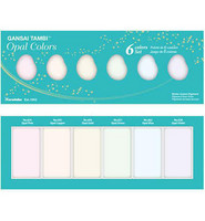 ZIG Kuretake Gansai Tambi Opal Colors, Japanilaiset vesivärit, 6väriä