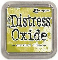 Tim Holtz - Distress Oxide Ink, Leimamustetyyny, Crushed Olive