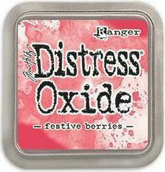 Tim Holtz - Distress Oxide Ink, Leimamustetyyny, Festive Berries