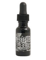 Tim Holtz - Distress Ink, Täyttöpullo, Black Soot