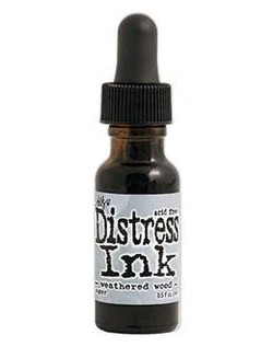 Tim Holtz - Distress Ink, Täyttöpullo, Weathered Wood