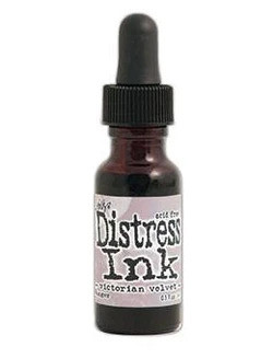 Tim Holtz - Distress Ink, Täyttöpullo, Victorian Velvet