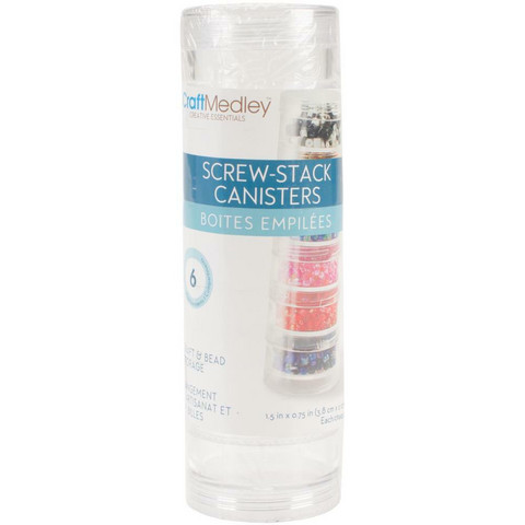 Craft Medley - Screw-Stack Canisters, Säilytysrasiasetti
