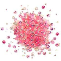 Buttons Galore - Doodadz Embellishments, 10g, Pink Frosting