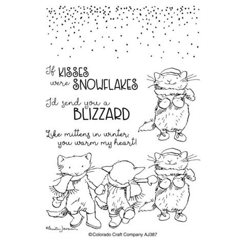 Colorado Craft Company - Kittens & Mittens-By Anita Jeram, Leimasetti