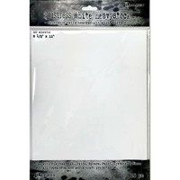 Tim Holtz - Distress Mixed Media Heavystock, Valkoinen, 8,5