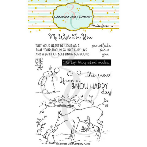 Colorado Craft Company -  Snow Happy By Anita Jeram, Leimasetti