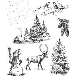 Tim Holtz - Winterscape, Leimasetti
