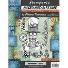 Stamperia - Mixed Media Stamp, Sir Vagabond Steampunk, Leimasetti