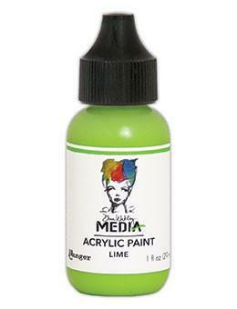 Dina Wakley Media - Acrylic Paint, Lime, 29ml