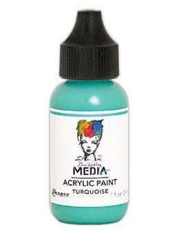 Dina Wakley Media - Acrylic Paint, Turquoise, 29ml