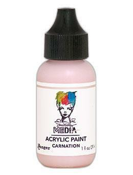Dina Wakley Media - Acrylic Paint, Carnation, 29ml
