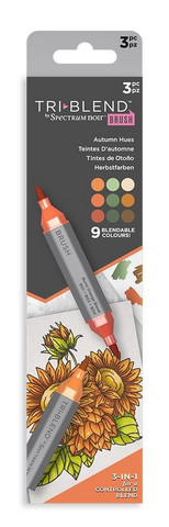 Spectrum Noir - Triblend Brush Markers, 3kpl, Autumn Hues