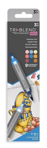 Spectrum Noir - Triblend Brush Markers, 3kpl, Summer Sun