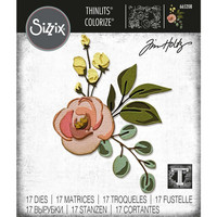 Sizzix - Thinlits Dies By Tim Holtz, Stanssisetti, Bloom Colorize
