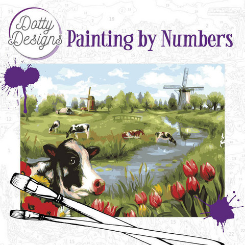 Dotty Design - Paint By Numbers 40x50cm, Landscape