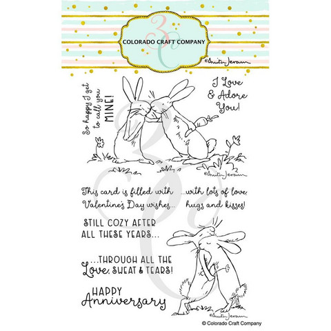 Colorado Craft Company - Lots Of Love-By Anita Jeram, Leimasetti