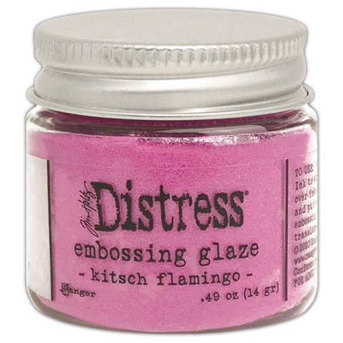 Tim Holtz - Distress Embossing Glaze, Kitsch Flamingo (T), 14g