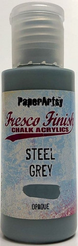 Paper Artsy - Fresco Finish, Akryylimaali, Steel Grey, 50ml
