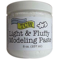The Crafter's Workshop - Light And Fluffy Modeling Paste, Valkoinen, 237ml