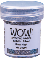 WOW! - Kohojauhe, Metallic Silver (UH)(O), Ultra High, 15ml