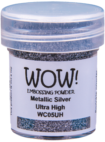 WOW! - Kohojauhe, Metallic Silver (UH)(O), Ultra High, 15ml