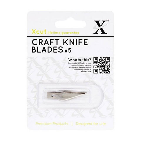 Xcut - Craft Knife Spare Blades, Askarteluveitsen varaterät, 5kpl