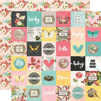 Simple Stories - Simple Vintage Cottage Fields Double-Sided Cardstock 12