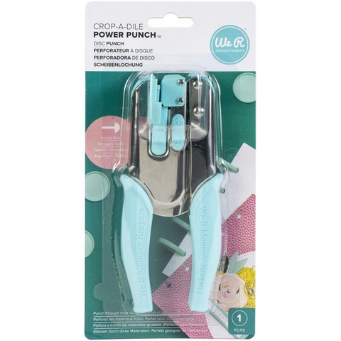 We R - Crop-A-Dile Power Punch Tool, Rei'itin Kiekkosidontaan