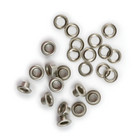 We R - Crop-A-Dile Eyelets and Washer, Eyelet-setti, Nickel, 30kpl