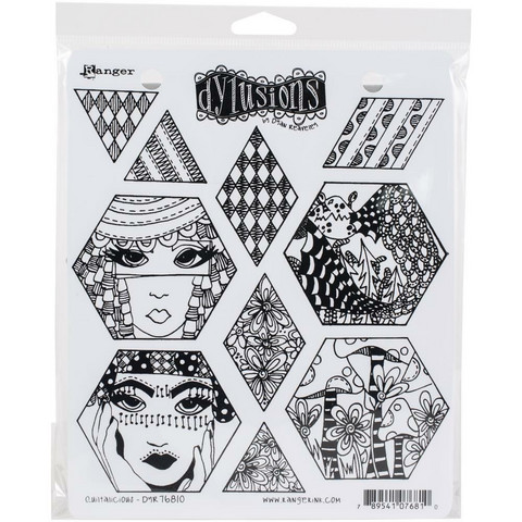 Dyan Reaveley's Dylusions - Cling Stamp Collections, Quiltalicious