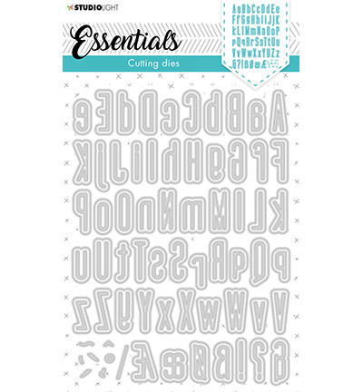 Studio Light - Cutting Die Alphabet Tall Essentials nr.390, Stanssisetti