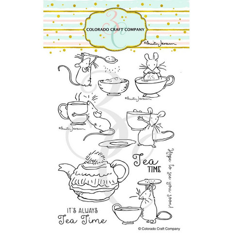 Colorado Craft Company - Tea Time Fun-By Anita Jeram, Leimasetti