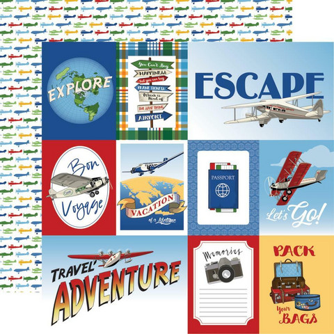 Carta Bella - Our Travel Adventure Double-Sided Cardstock 12