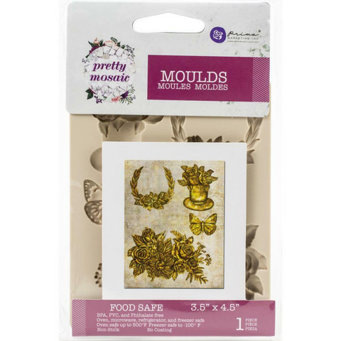 Prima Marketing - Decor Mould, Pretty Mosaic, Silikonimuotti