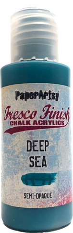 Paper Artsy - Fresco Finish, Akryylimaali, Deep Sea, 50ml