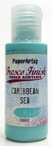 Paper Artsy - Fresco Finish, Akryylimaali, Caribbean Sea, 50ml
