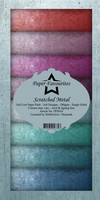 Paper Favourites - Scratched Metal Slim Paper Pack, Paperikko