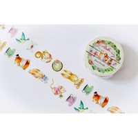 Memory Place - Forest Friends Washi Tape, 15mmx10m, Characters