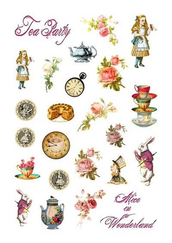 Memory Place - Alice's Tea Party, Leikekuvia, 24 osaa