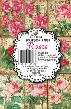 Decorer - Roses, Korttikuvia, 24 osaa