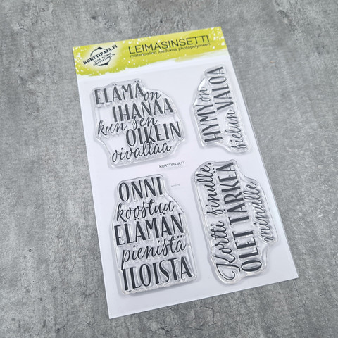 Korttipaja.fi - Elämäniloa, Leimasinsetti