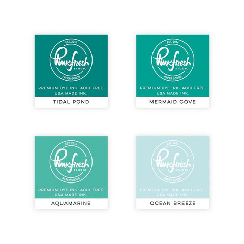 Pinkfresh Studio - Premium Dye Cube Ink Pads, Island Oasis