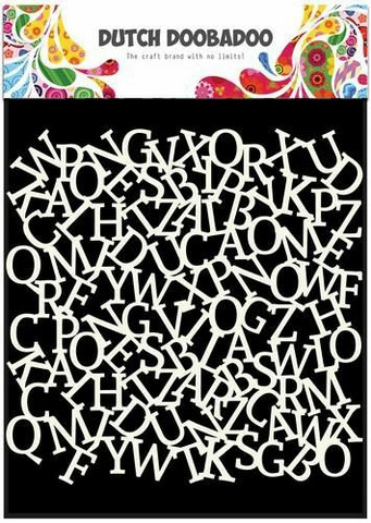 Dutch Doobadoo - Alphabet Background, 6